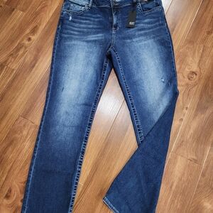 Kut from the Kloth Dark Blue Straight Leg Jeans